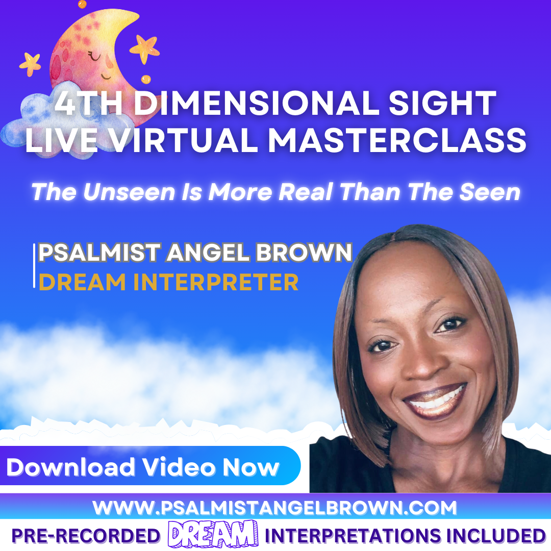 4th Dimensional Sight| Advanced Prophetic Dreams and Visions Course| Digital Video Download